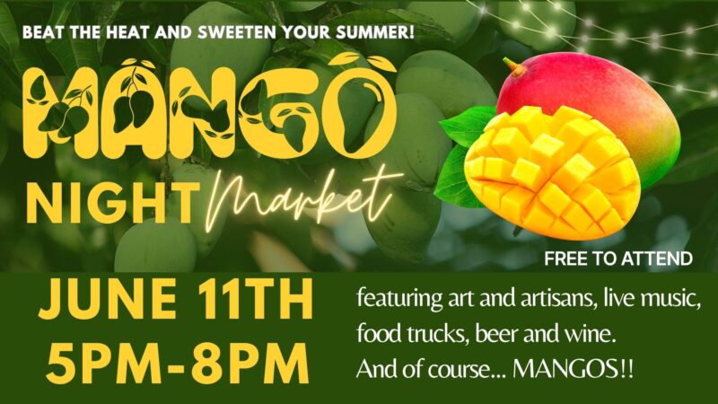 Beat the heat at Mango Night Market